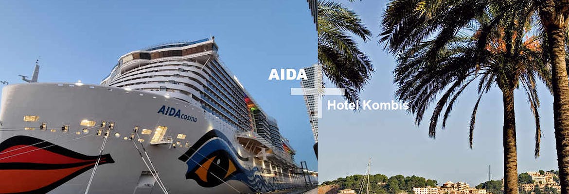 AIDA + Hotel-Kombis Mittelmeer - 7 Tage AIDAcosma + 3 Tage BQ Carmen Playa 