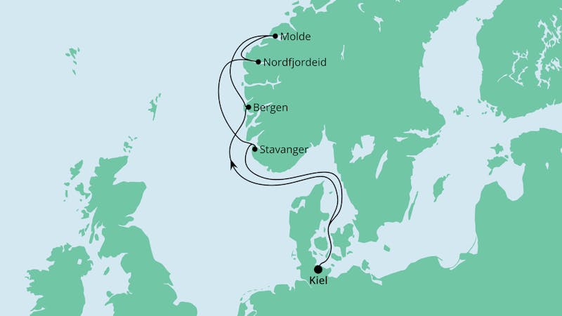 Frühling 2021 Besttarif: AIDAcosma - Norwegen ab Kiel - CSP6531