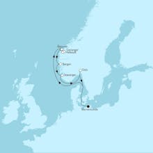 Sommer 2021 Mein Schiff 1 Norwegen Mit Geirangerfjord